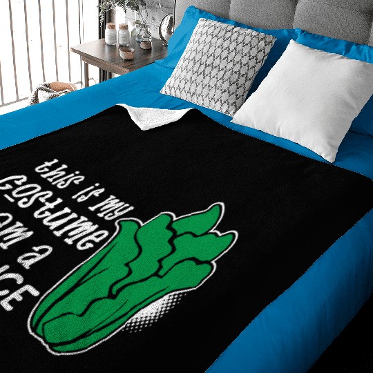 I Am A Lettuce Funny Baby Blankets