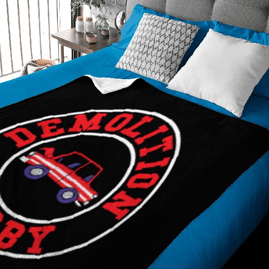 Demolition Derby Driver Demolition Derby Baby Blankets
