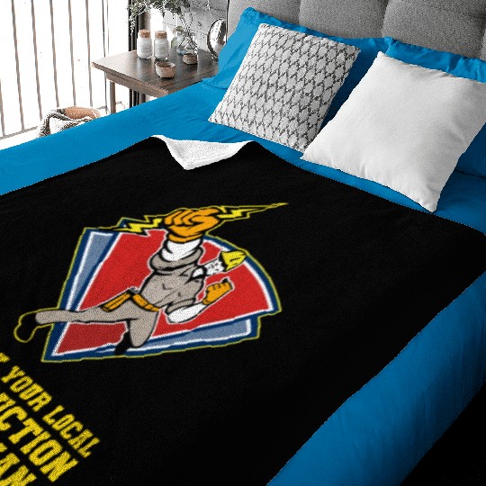 Electrician Electrical Engineer Lineman Baby Blankets