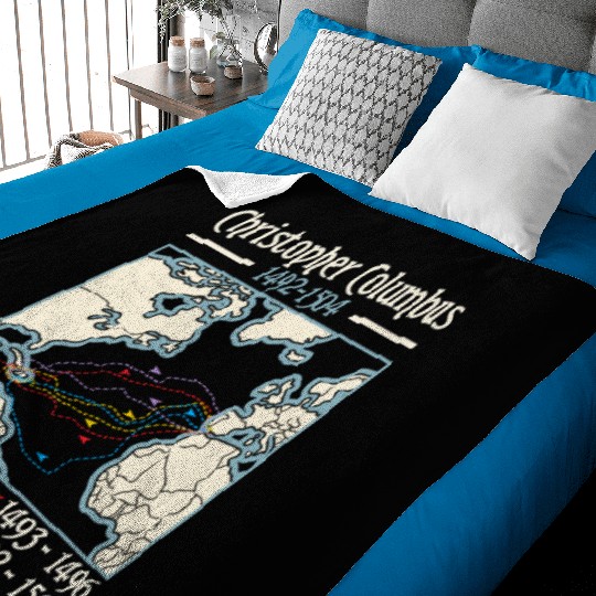 Christopher Columbus Day Italian American Baby Blankets
