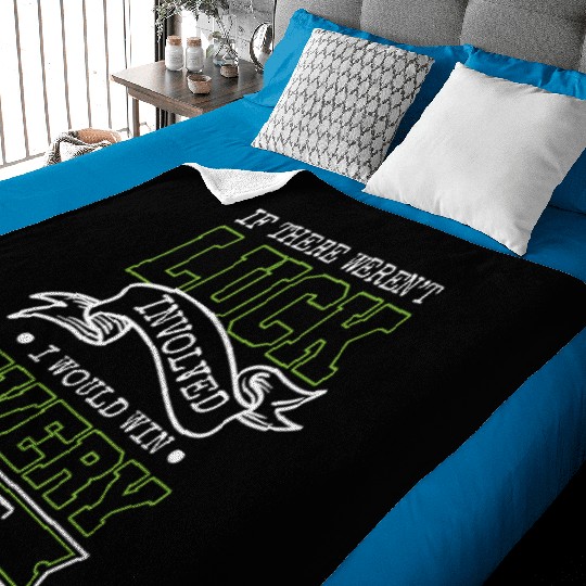 Card Game Gambling Player Blackjack Baby Blankets