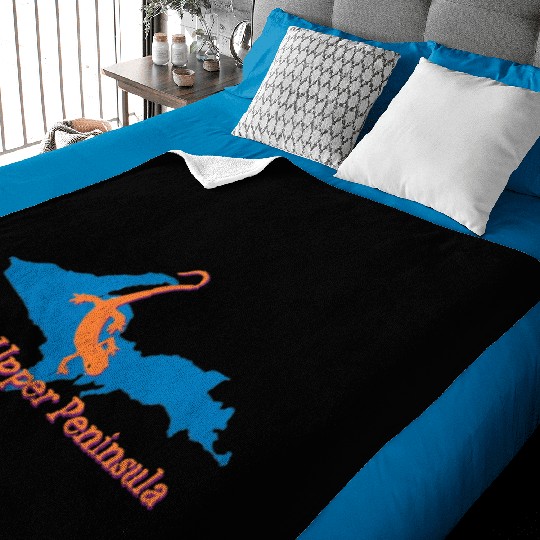 Upper Peninsula Newt Baby Blankets