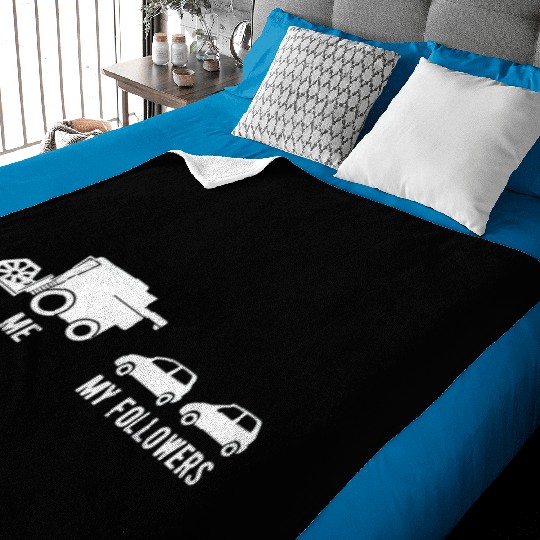 Farmer Agriculture Combine Harvester Baby Blankets