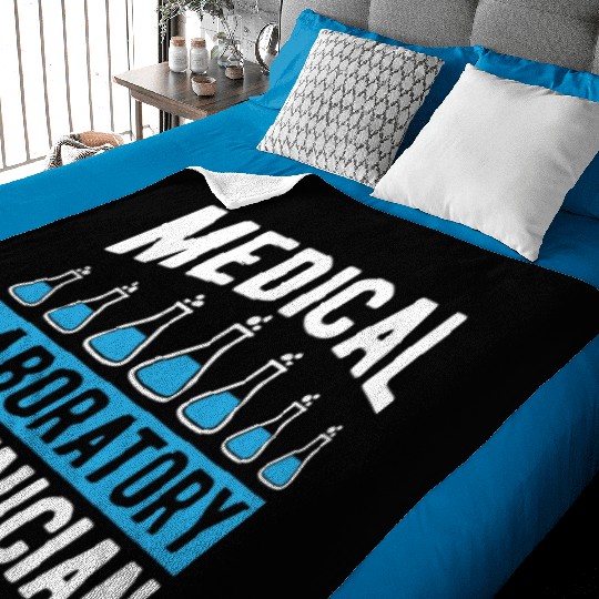 Lab Tech Medical Laboratory Technician Chemist Baby Blankets