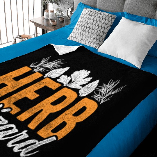 Herbs Wizard Herbalist Herbalism Gardening Herb Baby Blankets