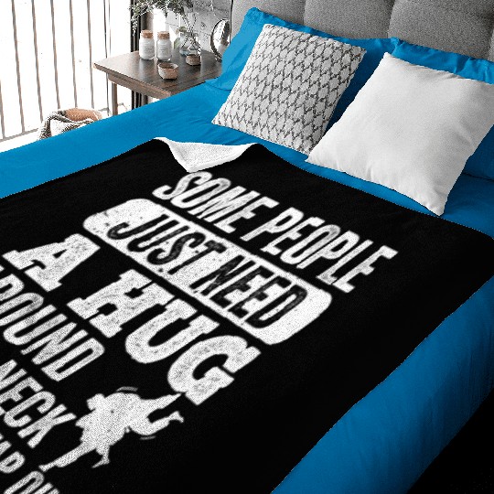 Some People Just Need A Hug Tap Out BJJ Brazilian Baby Blankets
