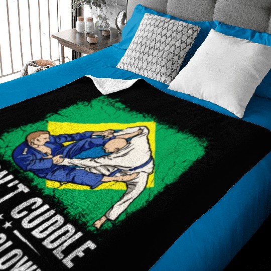 Brazilian Jiu Jitsu Sarcastic Quote MMA BJJ Baby Blankets