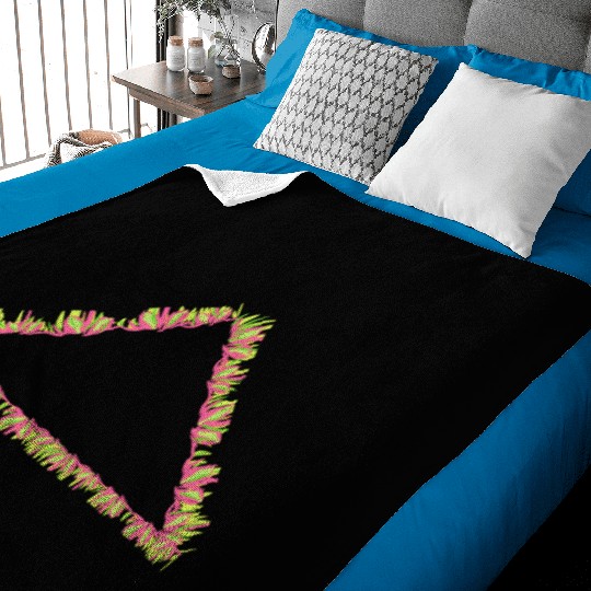 triangle nature icon grass Baby Blankets