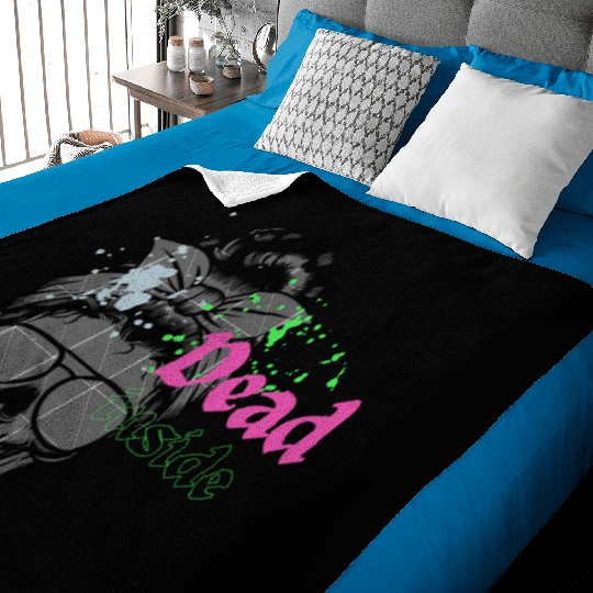 Dead Inside Baby Blankets