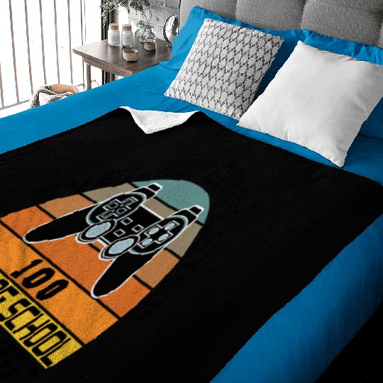 Level 100 completed 100 days of school unlocked Baby Blankets