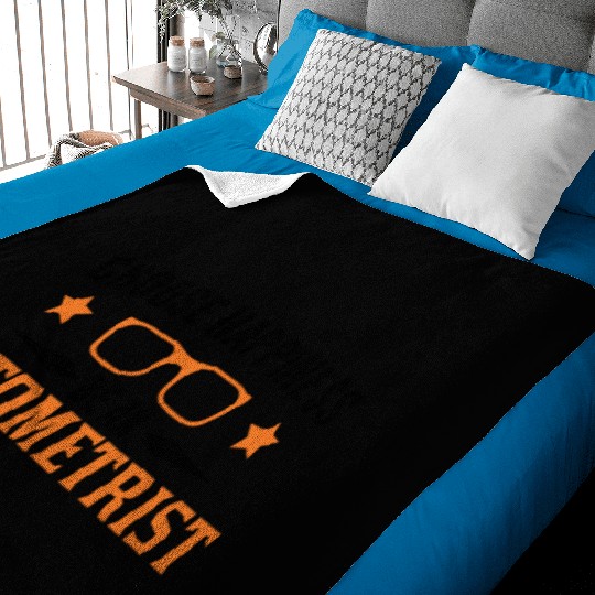 Choose Happiness Be An Optometrist Optician Baby Blankets