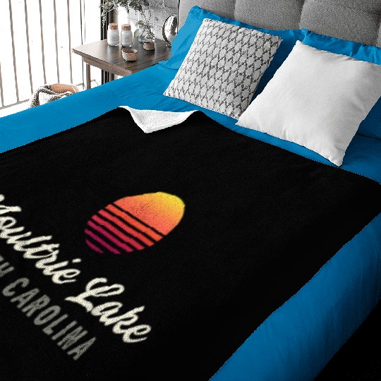 Moultrie Lake,SOUTH CAROLINA Bass Fishing Baby Blankets