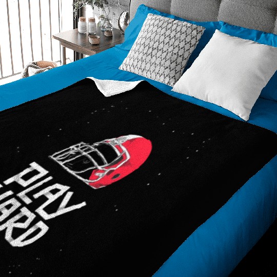 play hard rugby american football Baby Blankets
