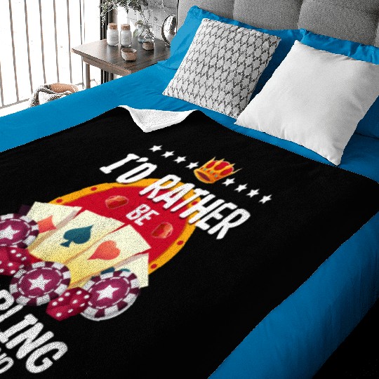 Poker Blackjack Win All In Baby Blankets