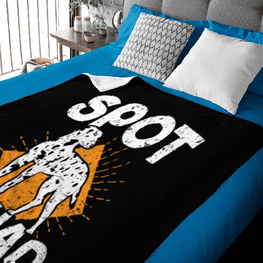 Spot Squad Paw Love Puppy Breeder Dalmatian Dog Baby Blankets