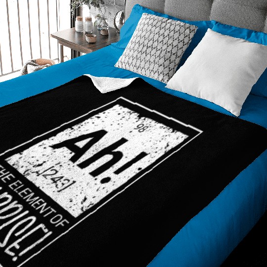 Chemistry Science Physics Research Nerd Humor Baby Blankets