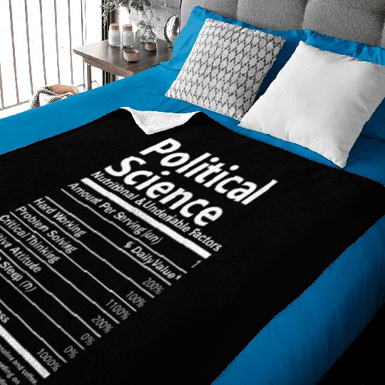 Political Science Baby Blankets - Nutritional And Undeni