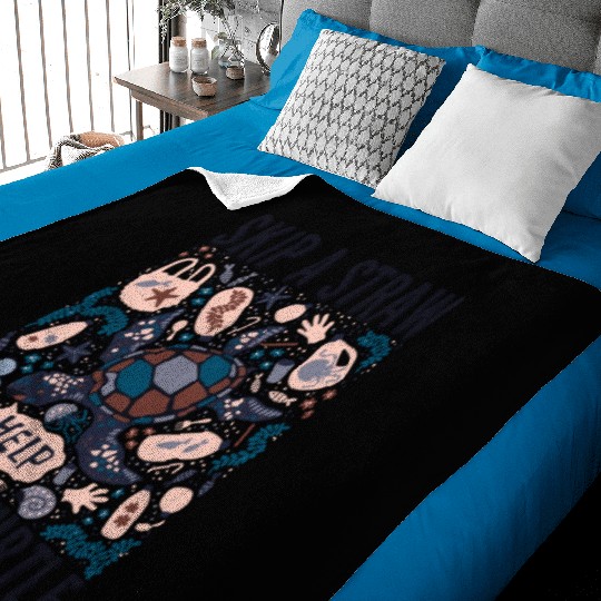 Skip a Straw Save a Turtle Baby Blankets