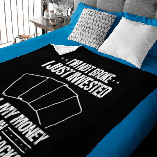 Trading Card Collecting broke Money Card Game Baby Blankets