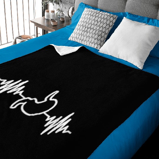 Tummy Ache Survivor Beat Line Baby Blankets