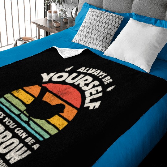 Always Be Yourself Sparrow 01a Baby Blankets