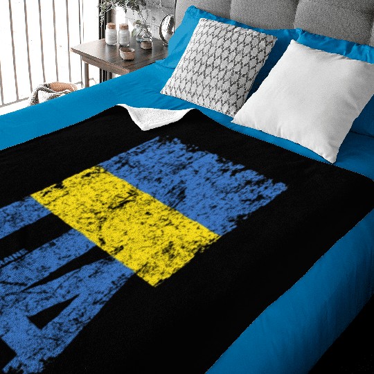 I stand with Ukraine. Support Ukraine. Stop War Baby Blankets