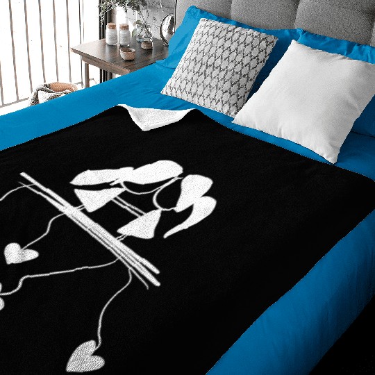 lesbian couple love symbol Baby Blankets