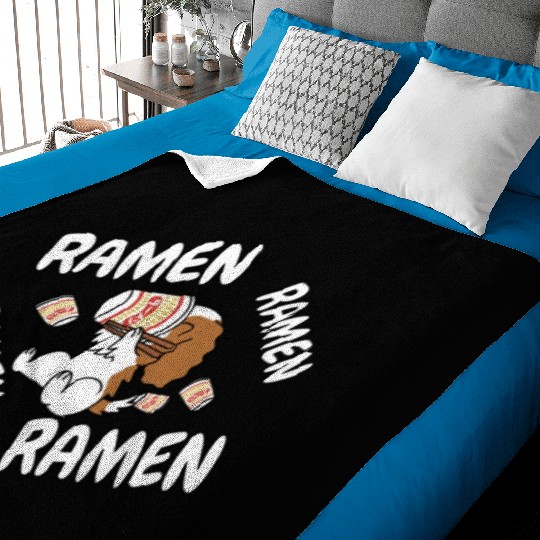 Cavalier King Charles Spaniel Instant Ramen Baby Blankets