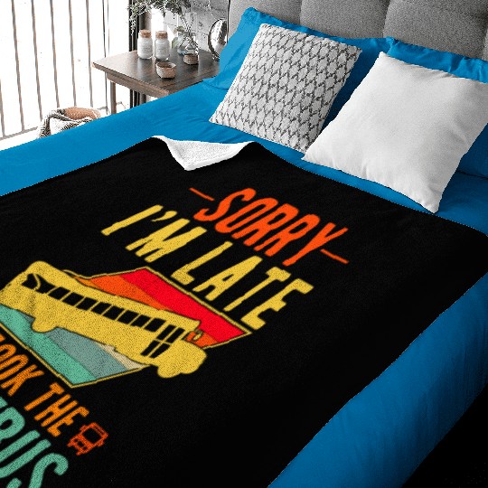 Math Teacher School Bus Driver Rhombus Baby Blankets