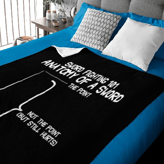 Sword Fighting 101 Anatomy Of A Sword Baby Blankets