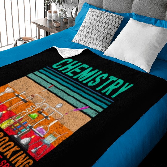 Funny chemistry lab chemical laboratory technician Baby Blankets