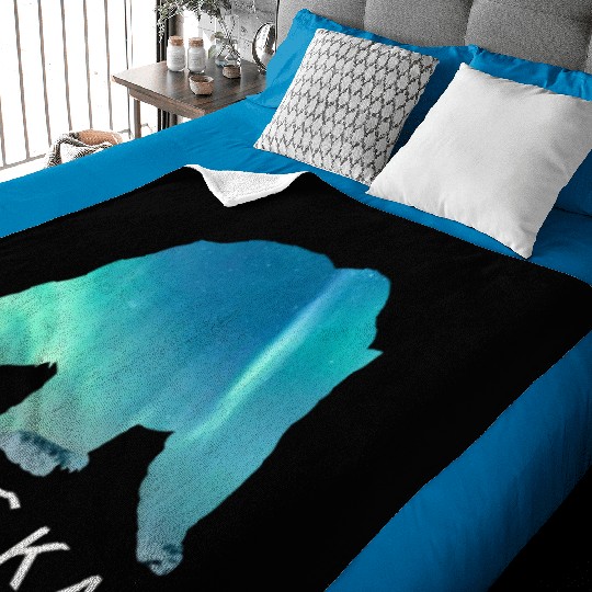 Alaska Gift USA Natur Bär Denali Grizzly Wald Baby Blankets