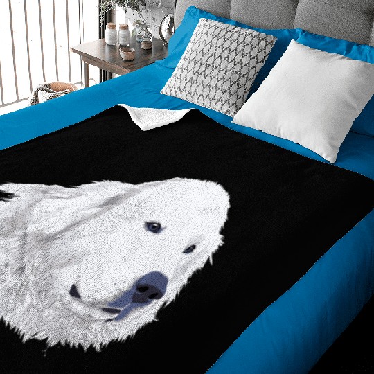 Great Pyrenees Baby Blankets