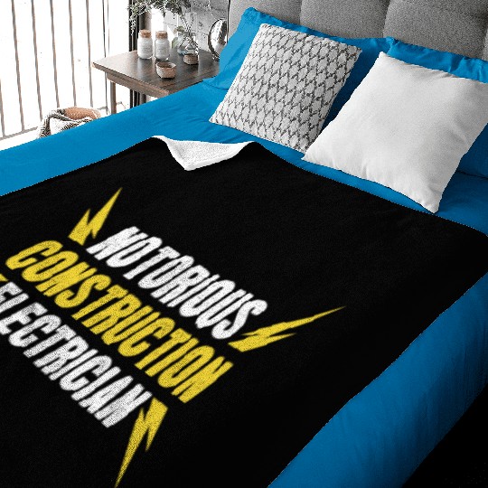 Electrician Electrical Engineer Lineman Baby Blankets