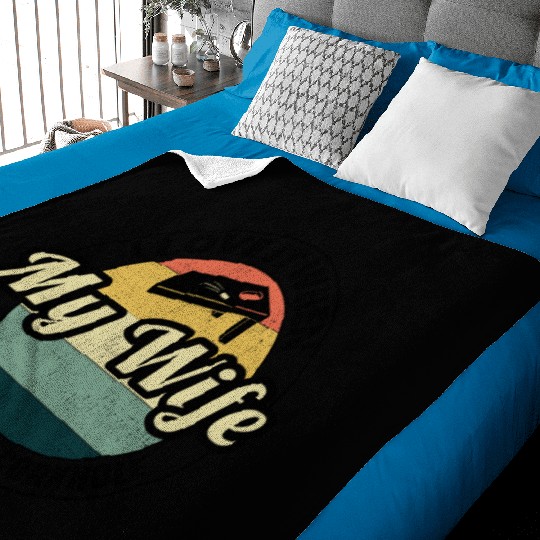 Cornhole Bean Bag Toss Lawn Game Husband Wife Baby Blankets