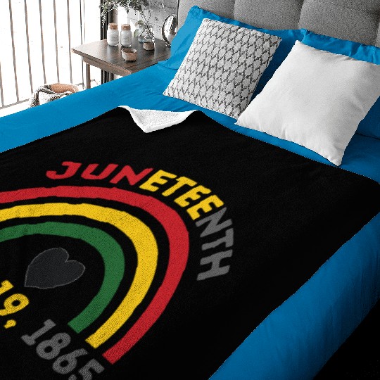 JUNETEENTH June 19th Black African American Day Baby Blankets