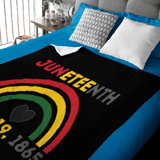 JUNETEENTH June 19th Black African American Day Baby Blankets