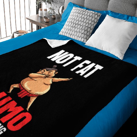 Sumo Wrestling Japanese Wrestler Sport Mawashi Baby Blankets