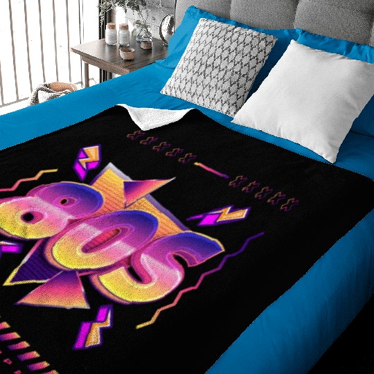 80s!!! - Synthwave/Retrowave/Vaporwave 80s Baby Blankets