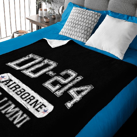 DD-214 US Airborne Alumni Baby Blankets