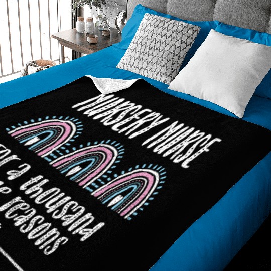Newborn Nursery Nurse Gift Newborn Nursery Nursing Baby Blankets