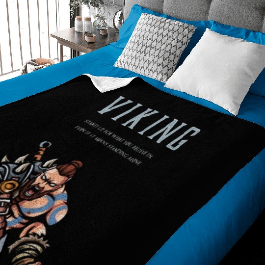Viking Warrior Stand Up For What You Believe In 2 Baby Blankets