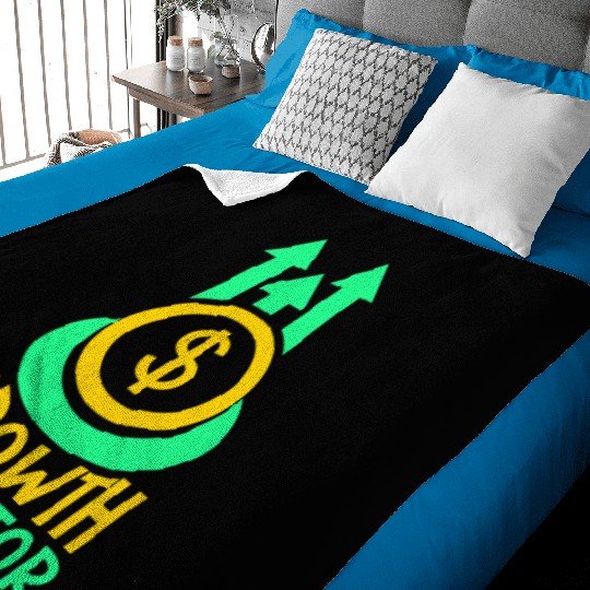 Growth Investor Investing Invest Shareholder Baby Blankets