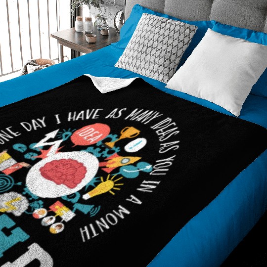 ADHD Warrior Embrace Neurodiversity ADHD Awareness Baby Blankets