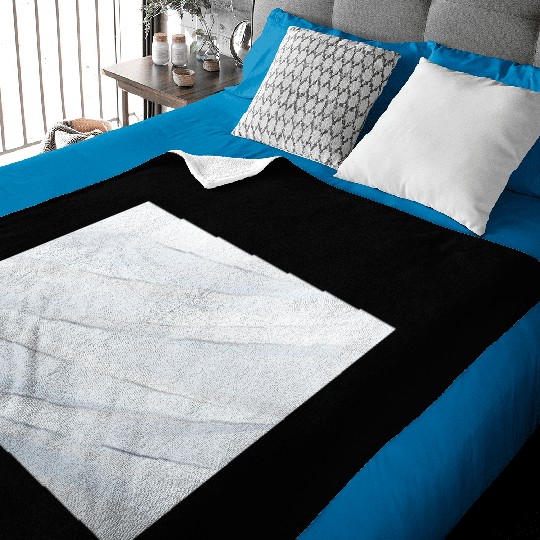 Luxury White Silver Stripes Baby Blankets