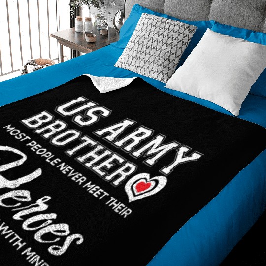 US Army Brother Baby Blankets
