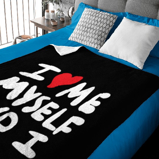 i love me myself and i Baby Blankets
