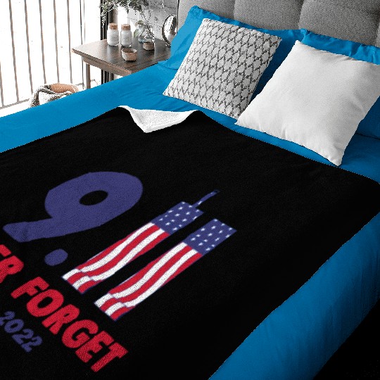 911 Never Forget 2001-2022 Patriot day Baby Blankets