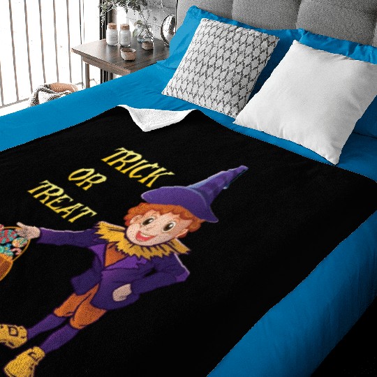 Trick Or Treat Baby Blankets