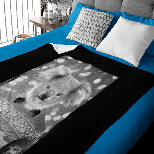 Christmas koala Baby Blankets